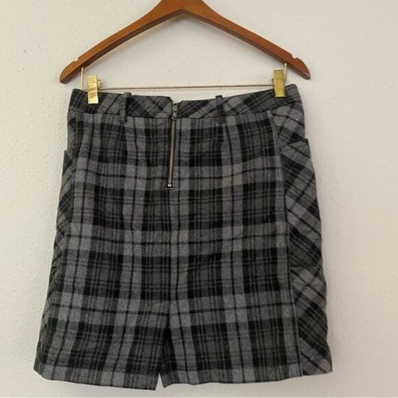 Eddie Bauer Plaid Wool Skirt - Picture 2 of 4